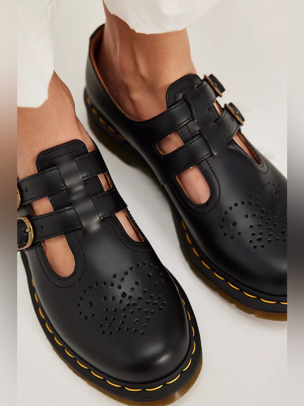 Dr Marten Mary Jane 8065 Black Smooth Leather Size 9 - Picture 10 of 10